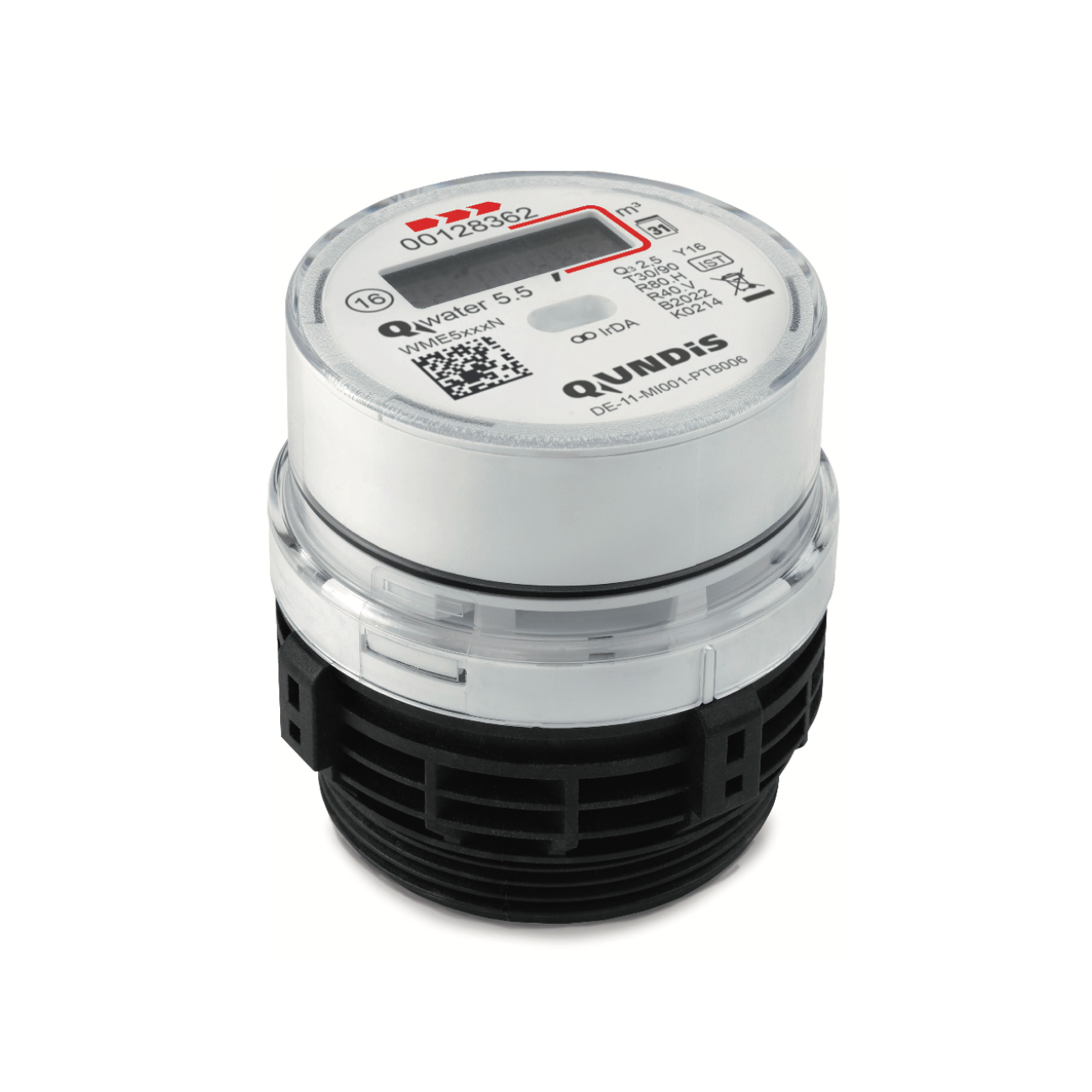 Qundis Q water 5.5 - Elektronischer Messkapsel-Wasserzähler mit Funkauslesung